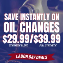 $29.99/$39.99 OIL CHANGES