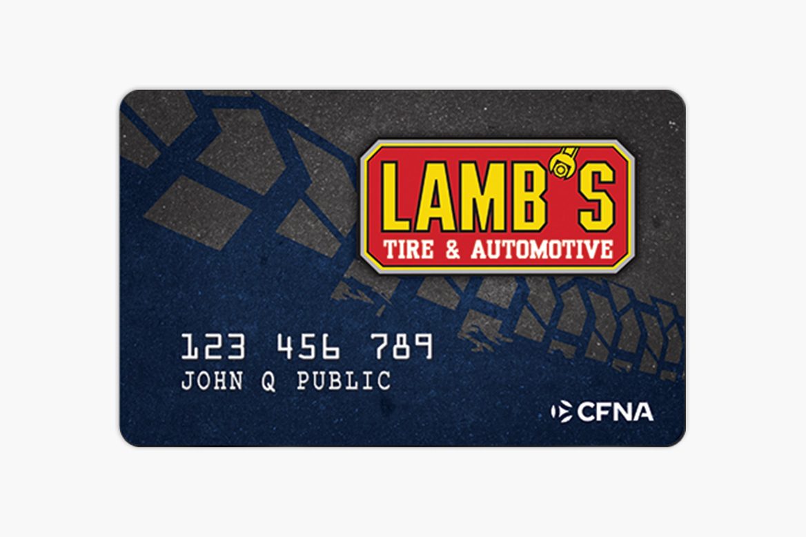 Lamb's Tire & Automotive Credit Card